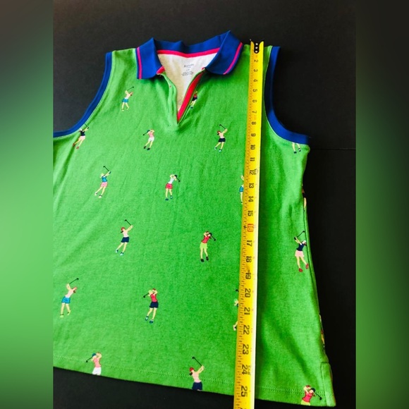 Rafaella Weekend Sleveless Collared Golf Shirt Top Size L - Picture 9 of 9